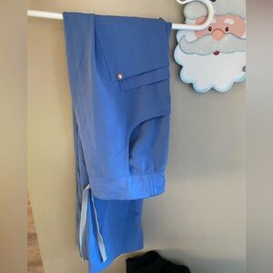 Figs Technical Collection Scrub Pants in Vibrant Blue